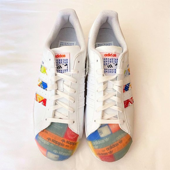 Adidas Originals Superstar GX2717 Men\'s Shoes Sneakers White Size 9 main image 14